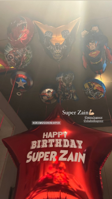 Zain Kapoor 5th birthday decorations. Credit - Grromgroomballon
