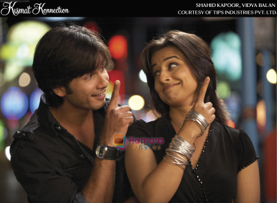 Shahid Kapoor, Vidya Balan in a High Quality Still from Kismat Konnection Movie  shown to user
