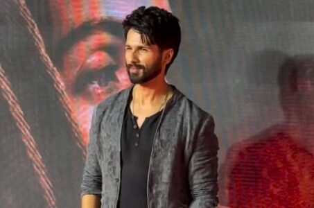 Shahid Kapoor spotted posing at Sunny Deol Gadar 2 success bash.