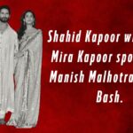 Shahid Kapoor Mira Kapoor Manish Malhotra Diwali Bash.