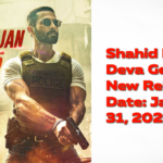 Shahid Kapoor Deva movie elease date January 31, 2025