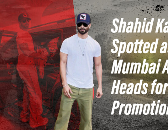 Shahid Kapoor Spotted at Mumbai Airport, Heads for Deva Promotions.