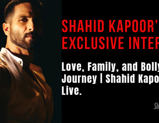 Shahid Kapoor’s Exclusive Interview: Love, Family, and Bollywood Journey | Shahid Kapoor X Screen Live.