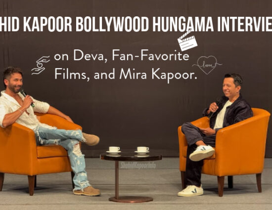 Shahid Kapoor on Deva, Fan-Favorite Films, and Honest Feedback from Mira Kapoor | Interview with Bollywood Hungama.