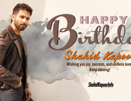 Happy Birthday Shahid Kapoor – Celebrating Bollywood’s Ultimate Star!