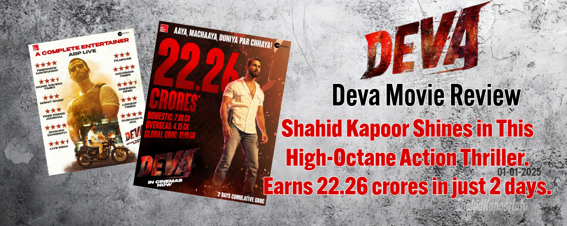 Deva Movie Review: Shahid Kapoor Shines in This High-Octane Action Thriller.