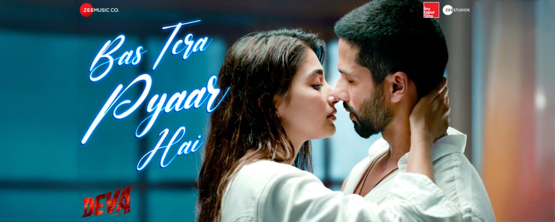 Bas Tera Pyaar Hai Song from Deva Out Now | Shahid Kapoor & Pooja Hegde.