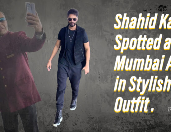 Shahid Kapoor Spotted at Mumbai Airport in Stylish Black Outfit – Fans Ecstatic!